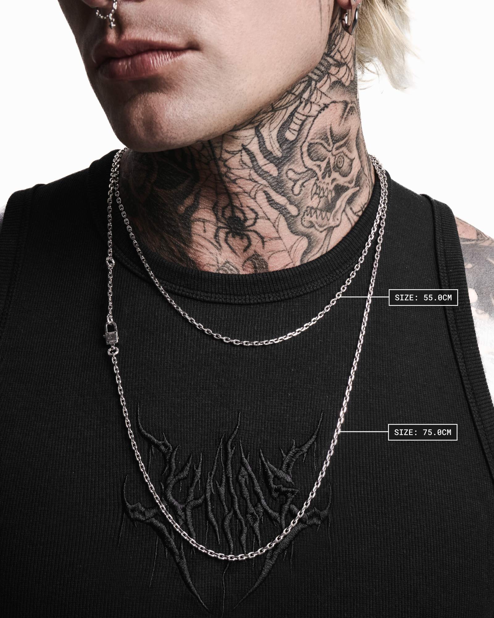 Demonia Synth Necklace – 925 Silver 🖤