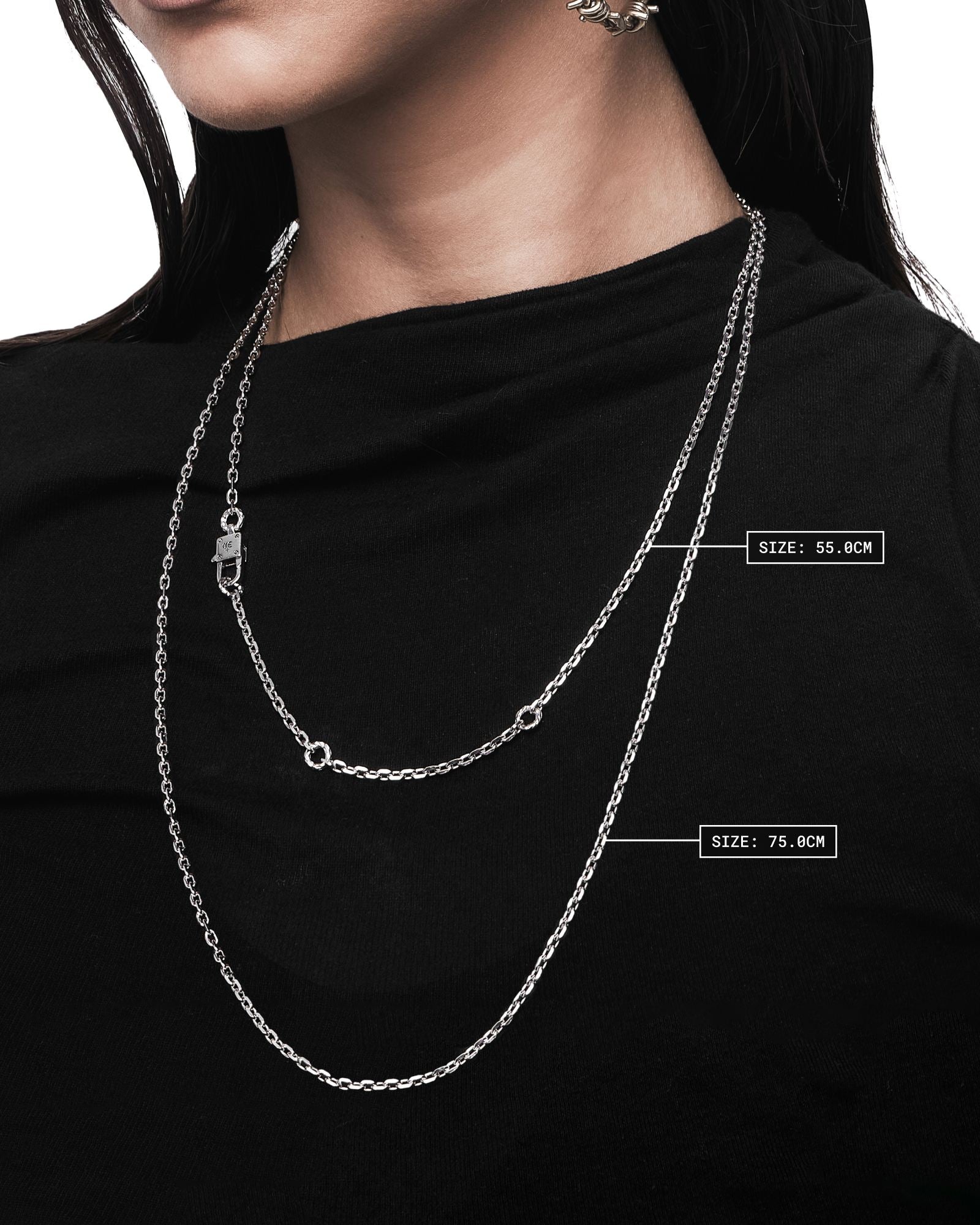 Demonia Synth Necklace – 925 Silver 🖤