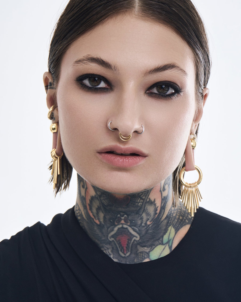 Demonia Maya Sunbeam Hoop Hangers 🖤