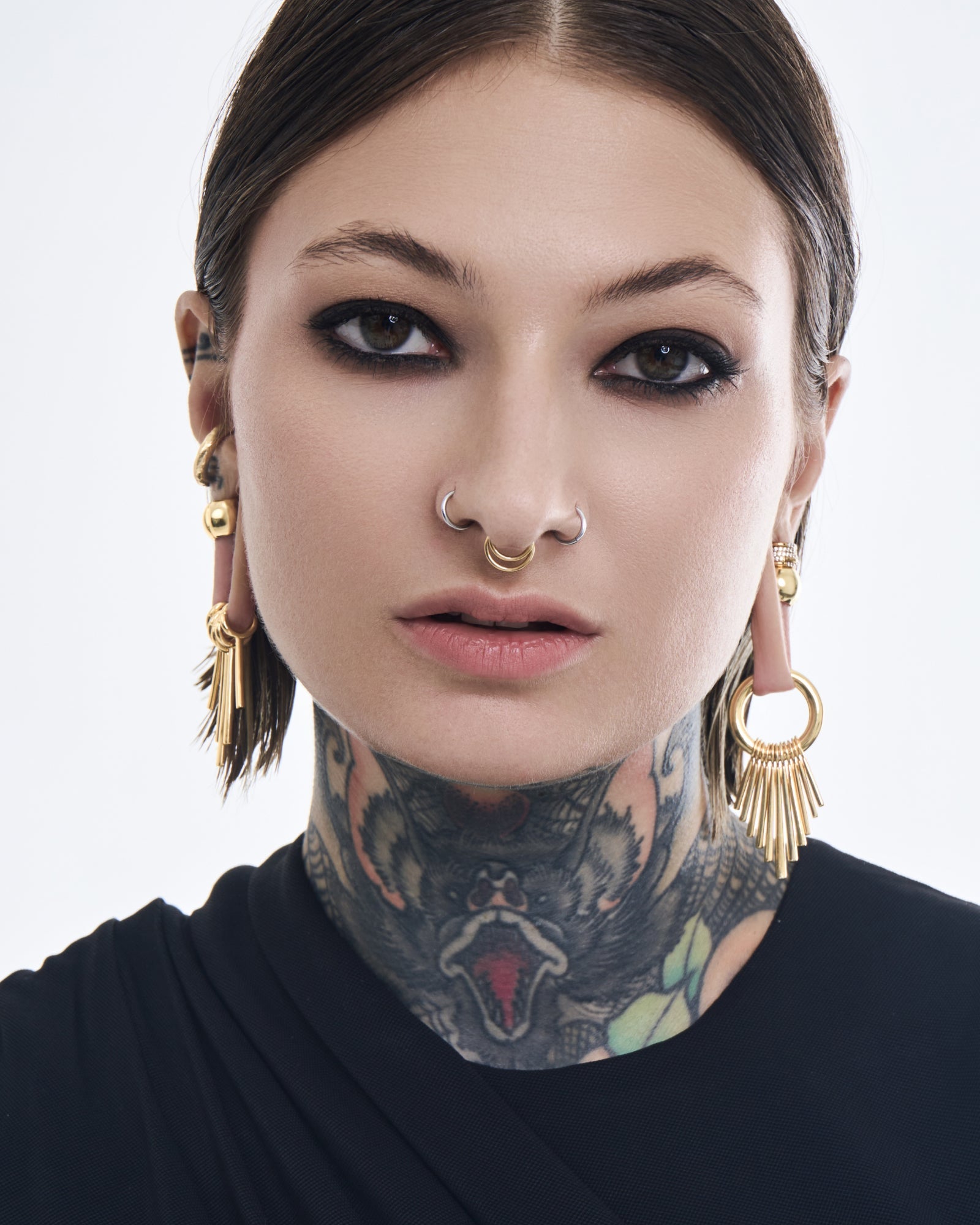Demonia Maya Sunbeam Hoop Hangers 🖤