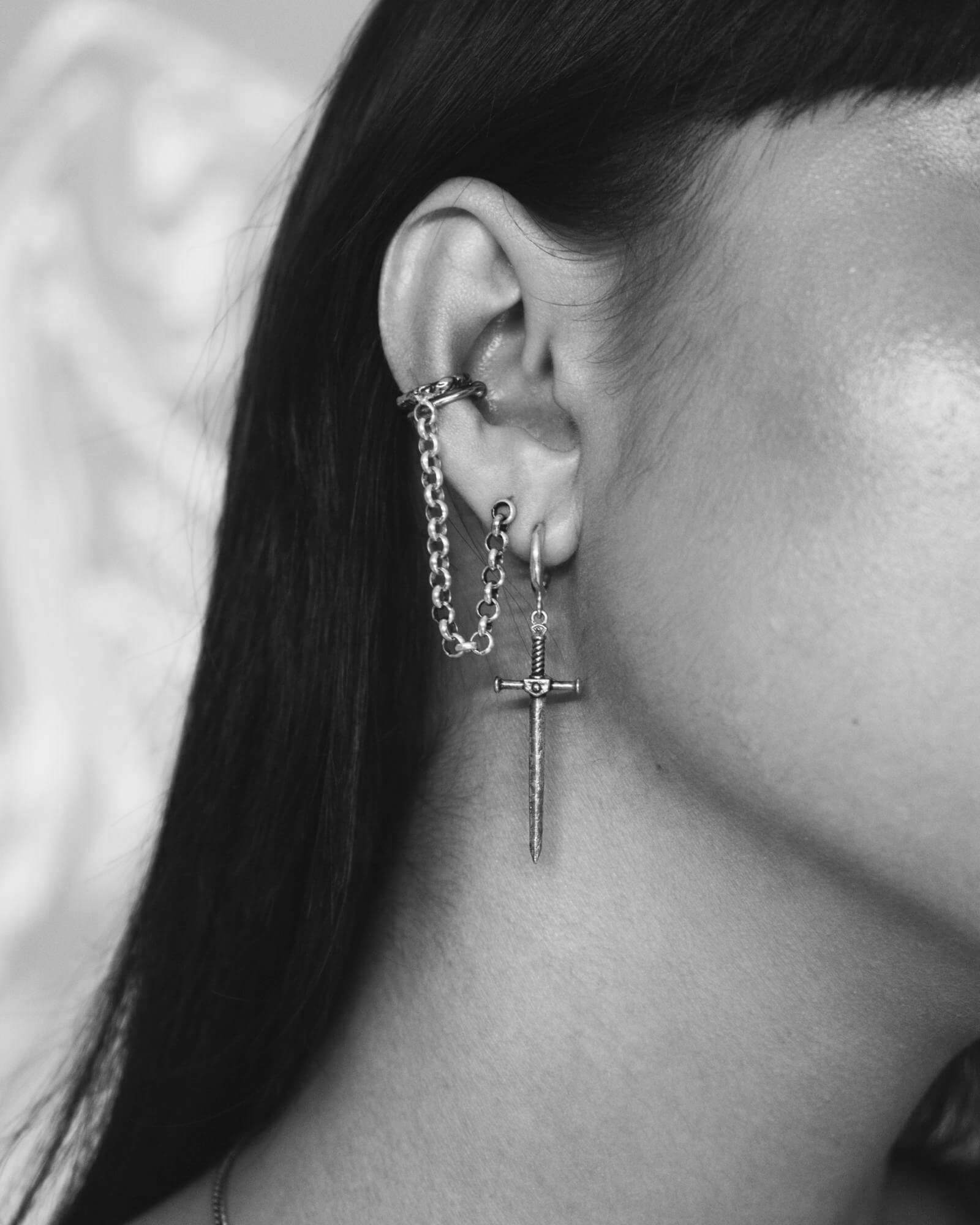 Demonia Aradia Sword Earrings 🖤