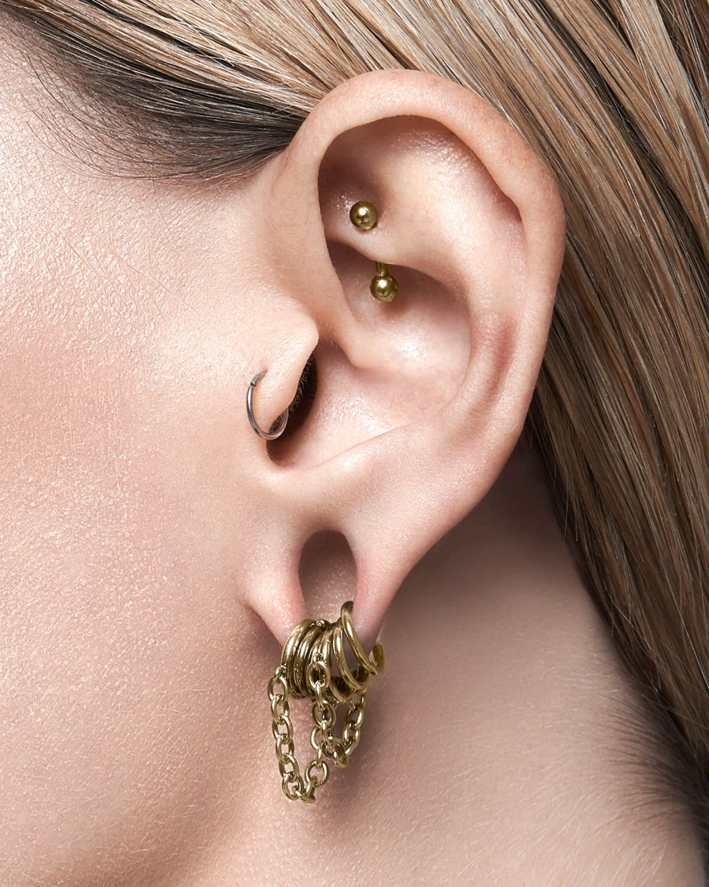 Demonia Obscura Chain Ring Stacks 🖤