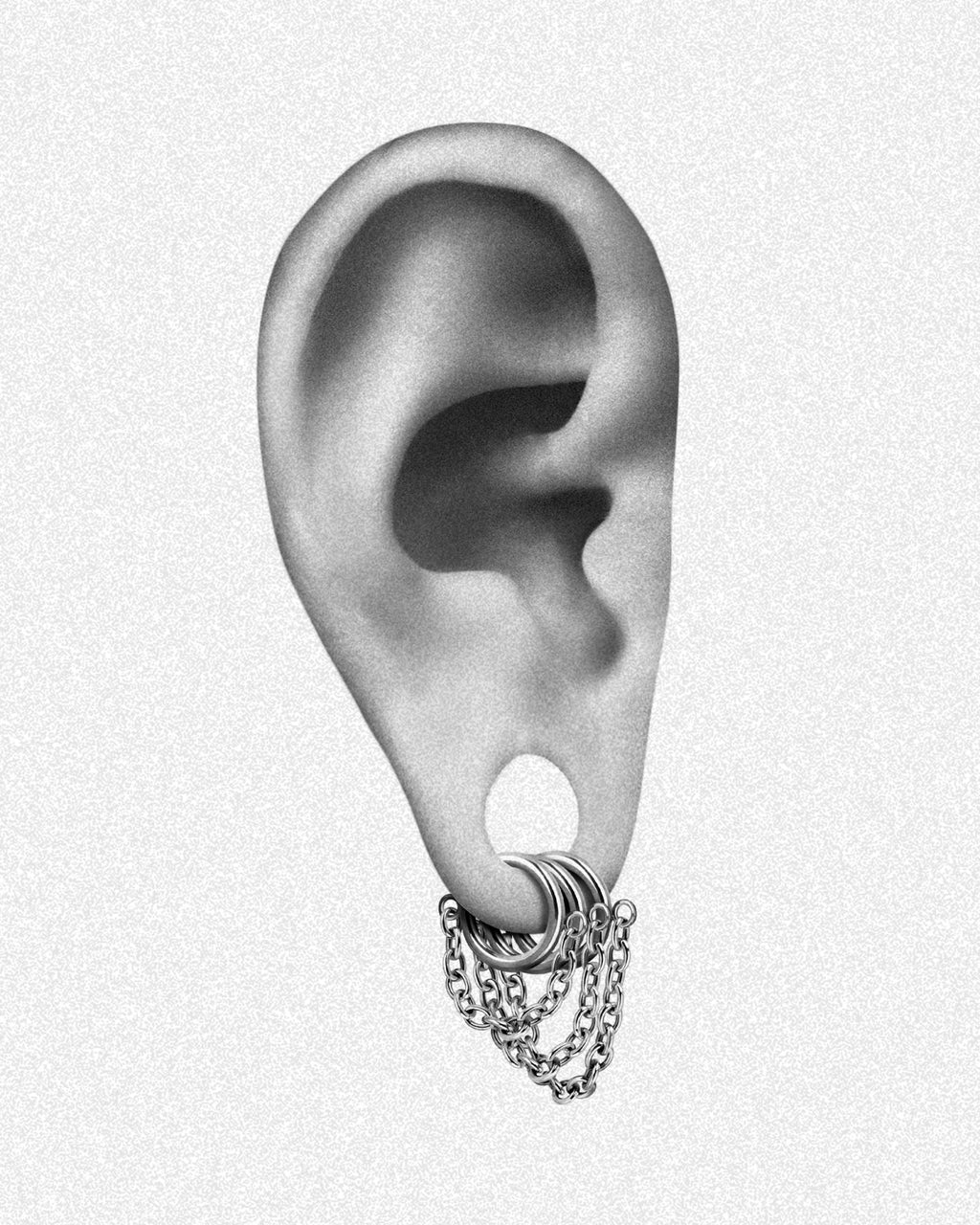 Demonia Obscura Chain Ring Stacks 🖤
