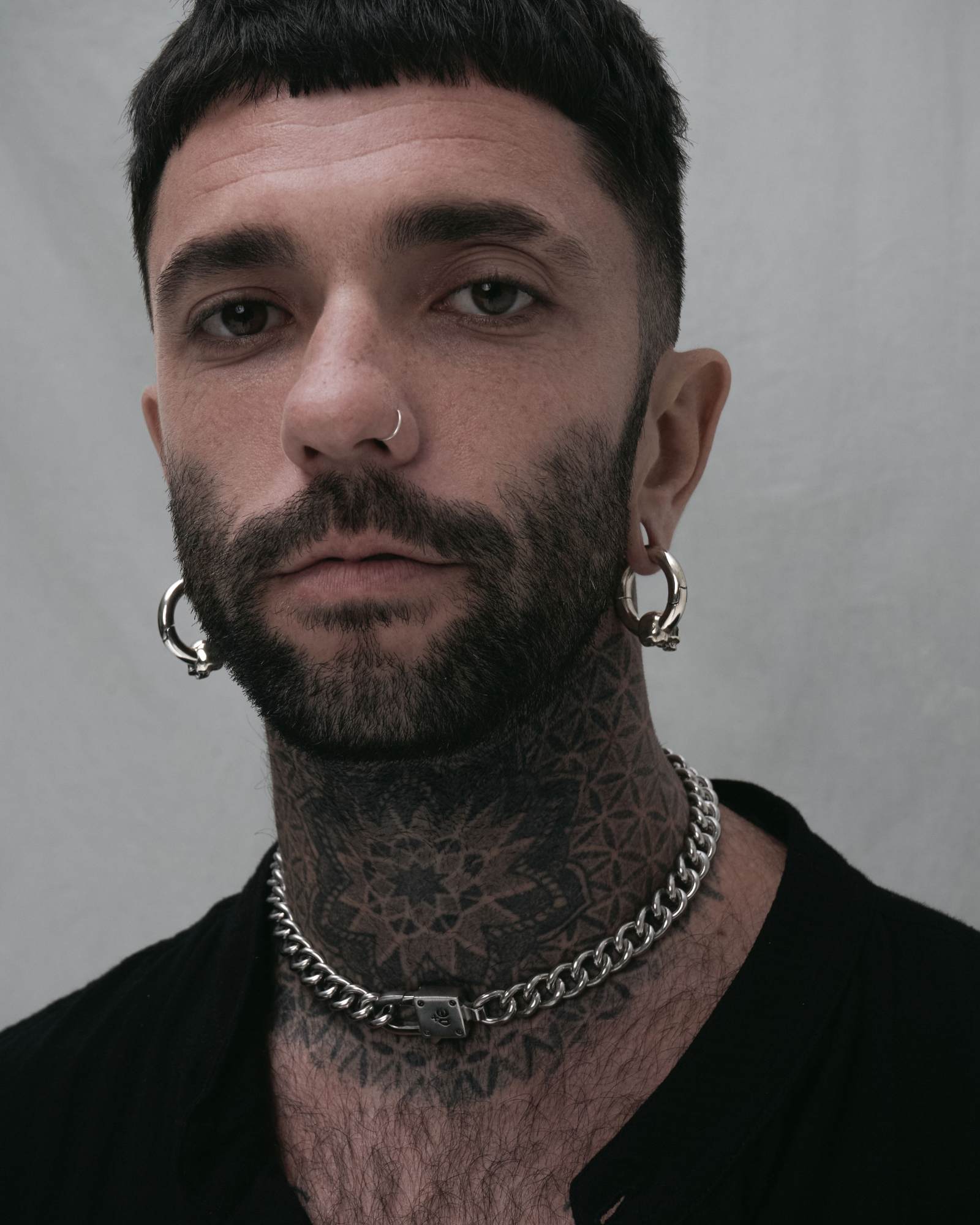 Demonia Cranium Hoop Hangers 🖤