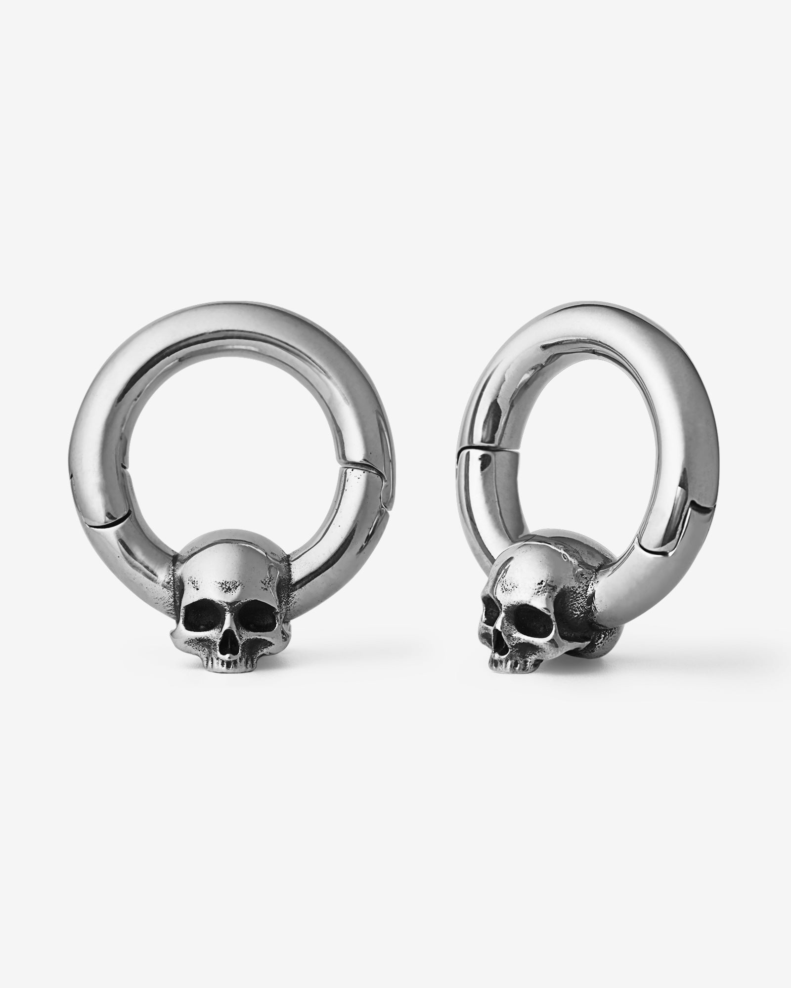 Demonia Cranium Hoop Hangers 🖤