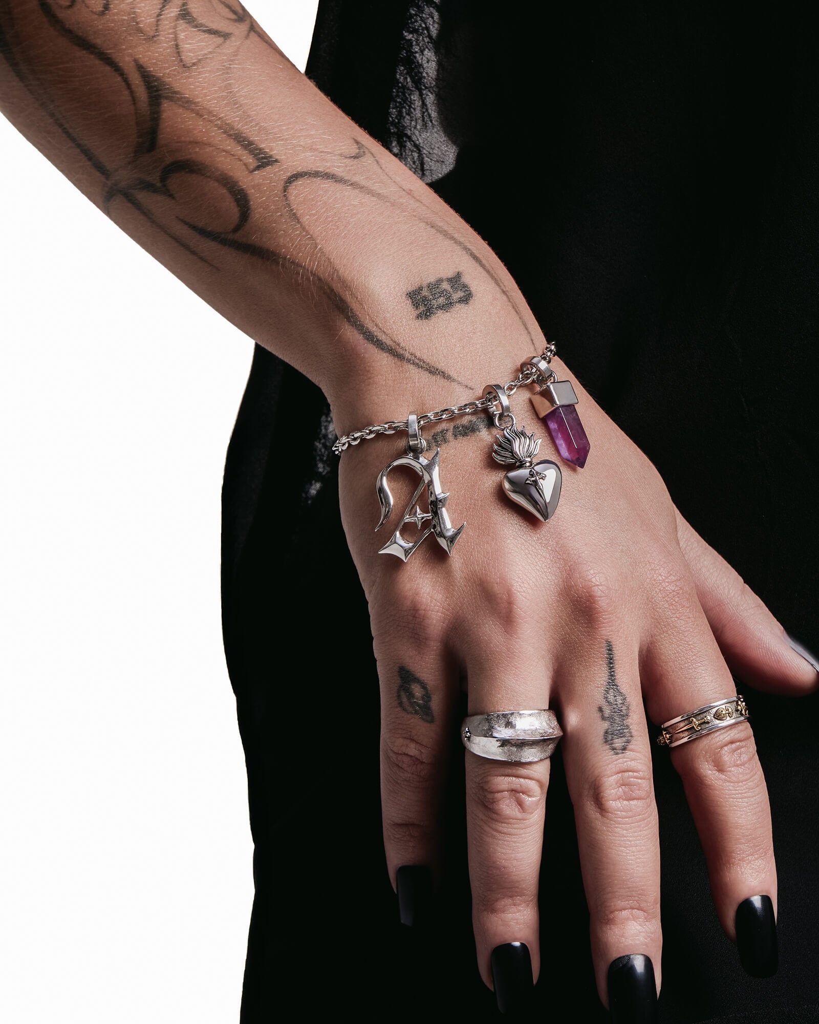Demonia Synth Bracelet – 925 Silver 🖤