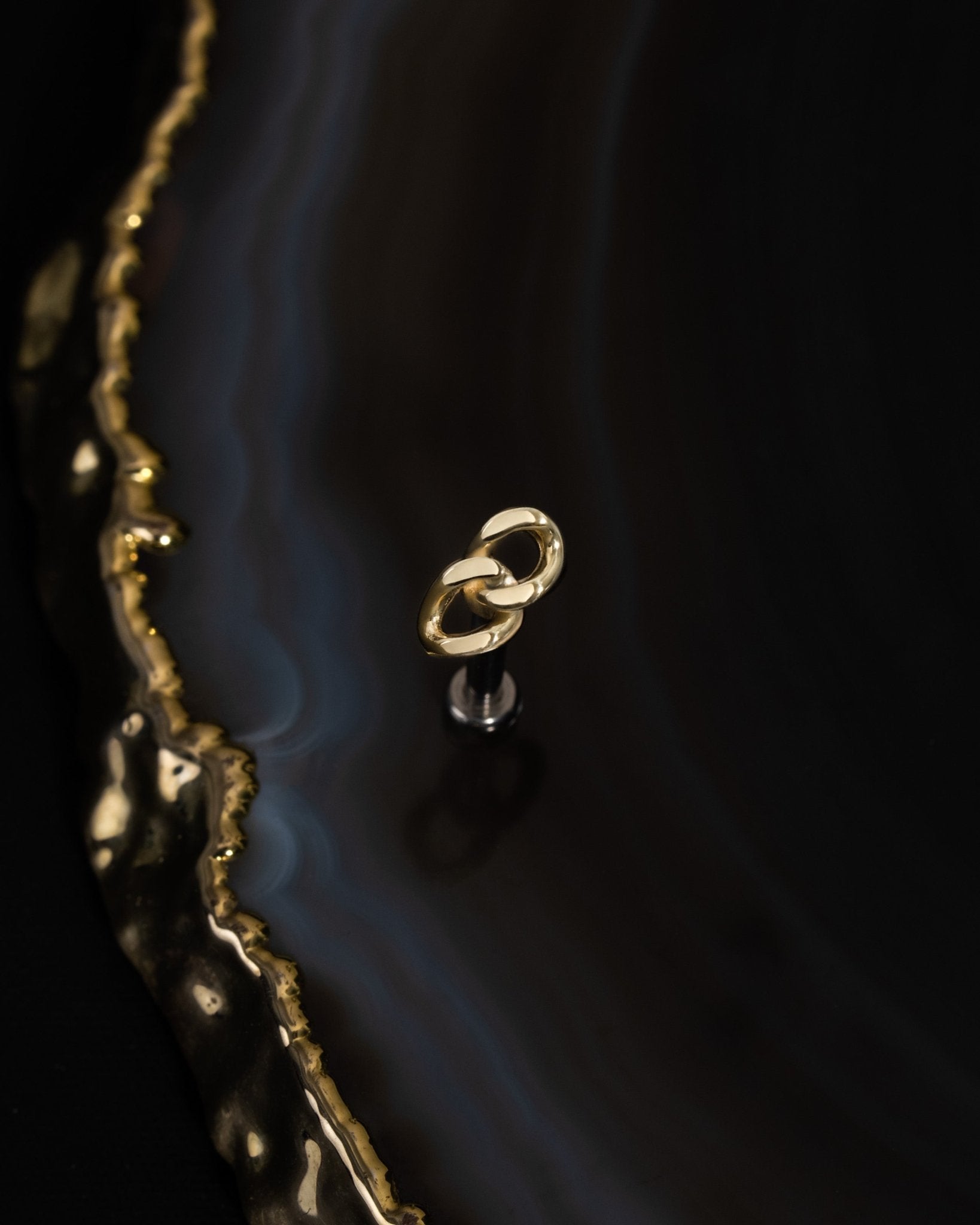 Demonia Alex Chain Threadless End (14K Gold) 🖤