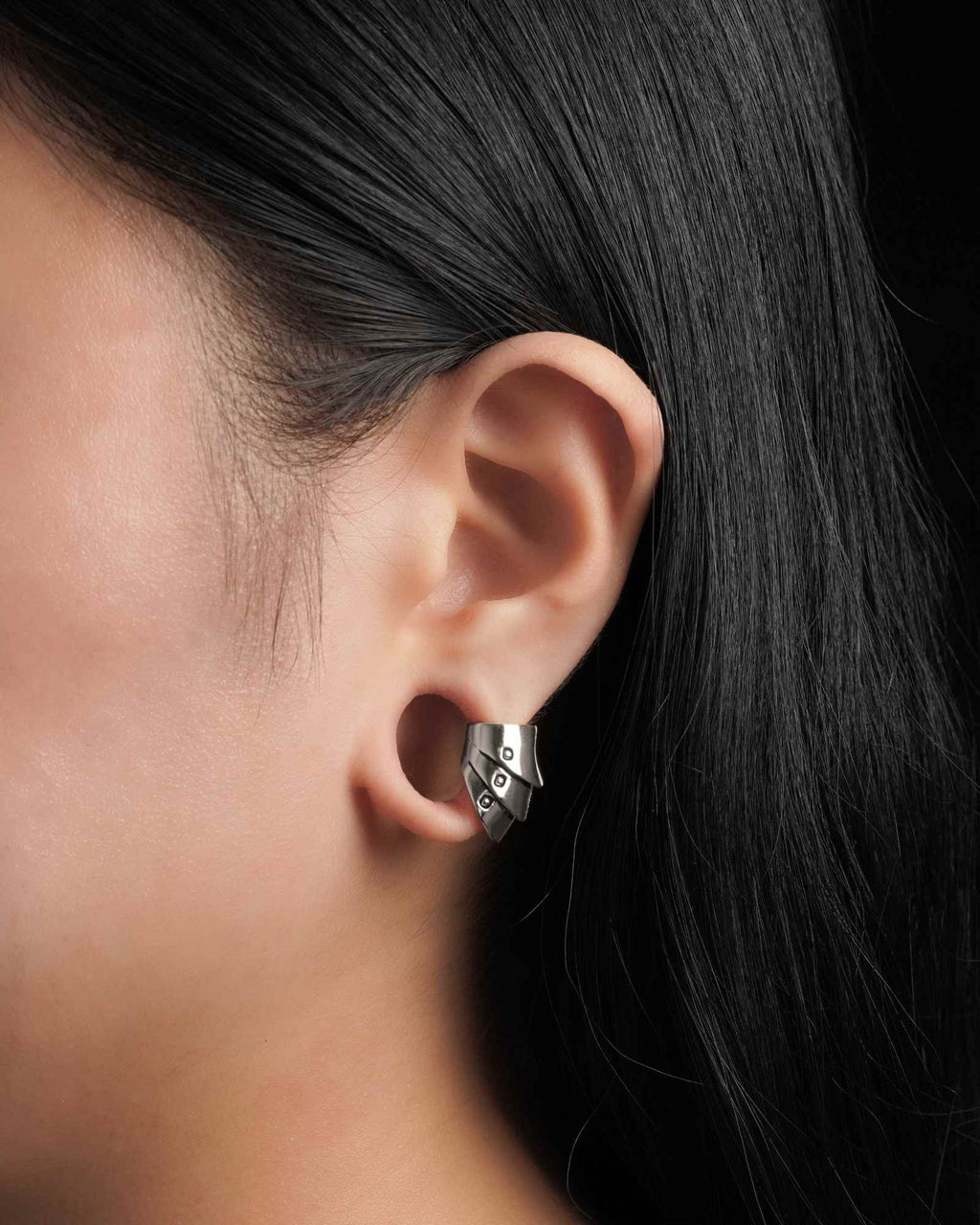 Demonia Armour Lobe Cuffs 🖤