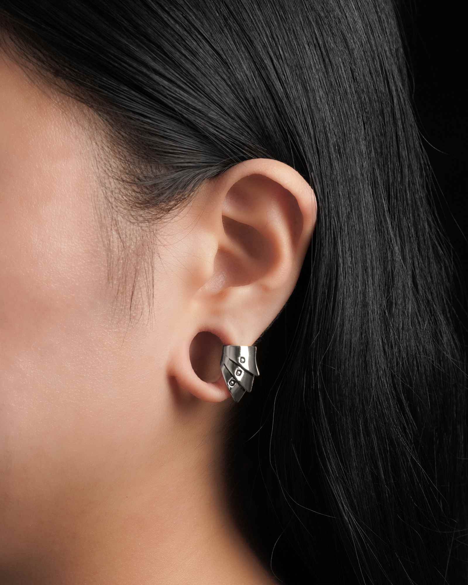 Demonia Armour Lobe Cuffs 🖤