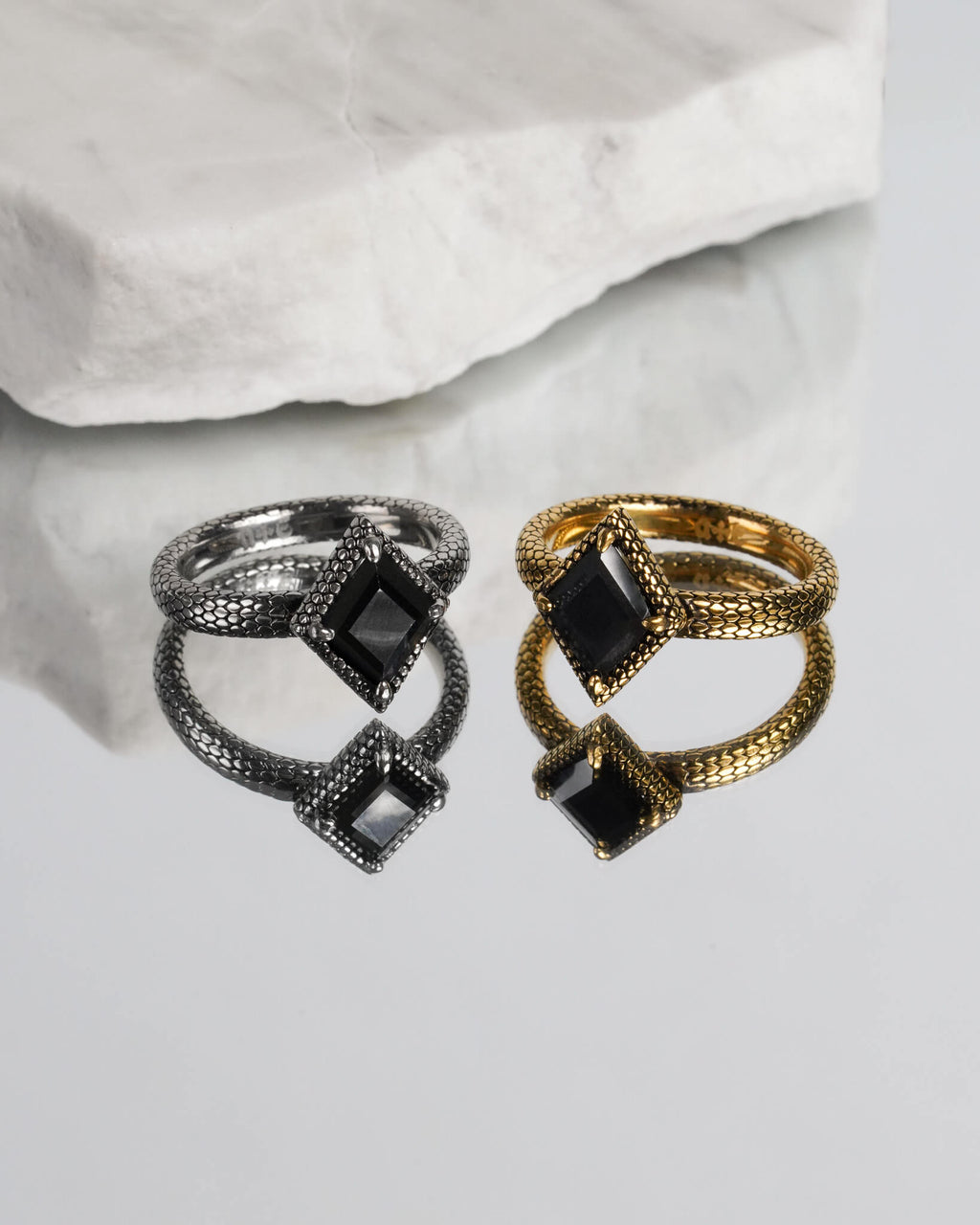 Demonia Black Lake Serpent Ring 🖤