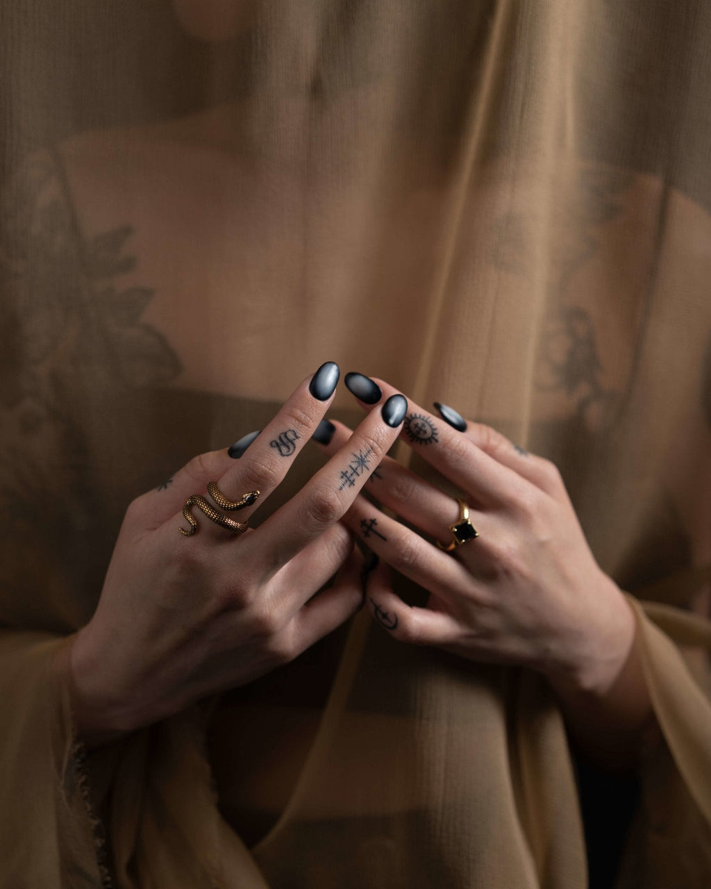 Demonia Black Lake Serpent Ring 🖤