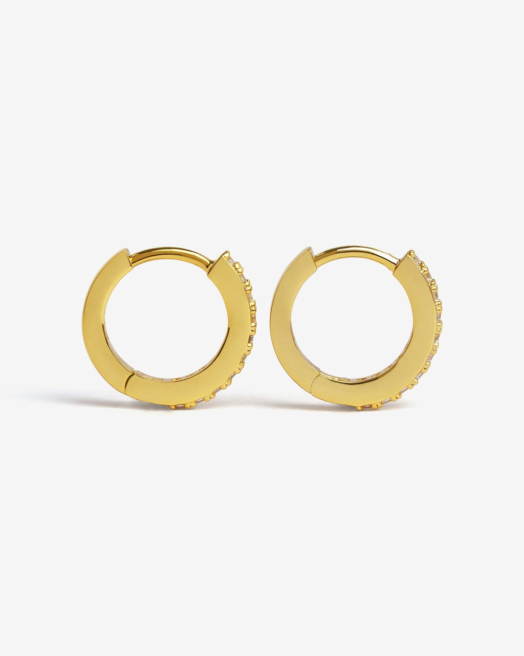 Demonia Classic Bejewelled Huggie Earrings 🖤