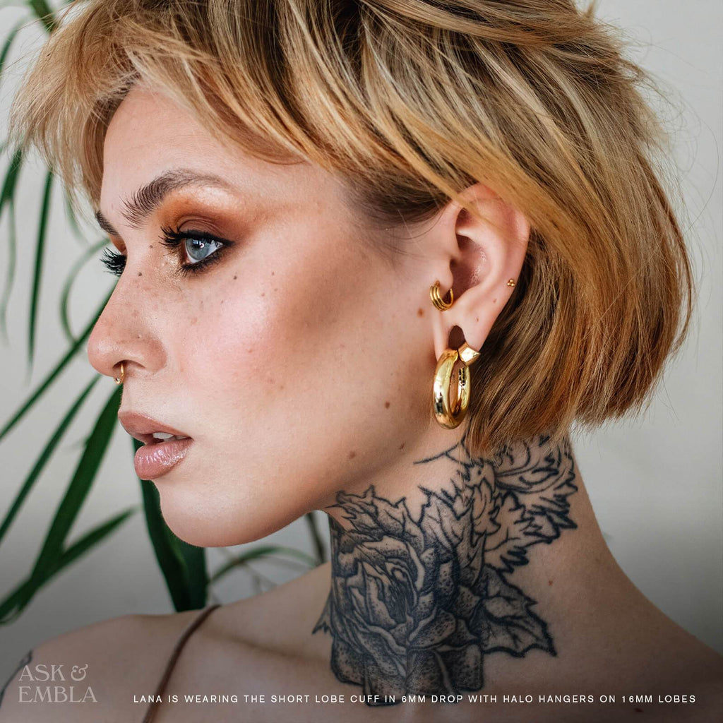 Demonia Classic Lobe Cuffs (2 sizes) 🖤