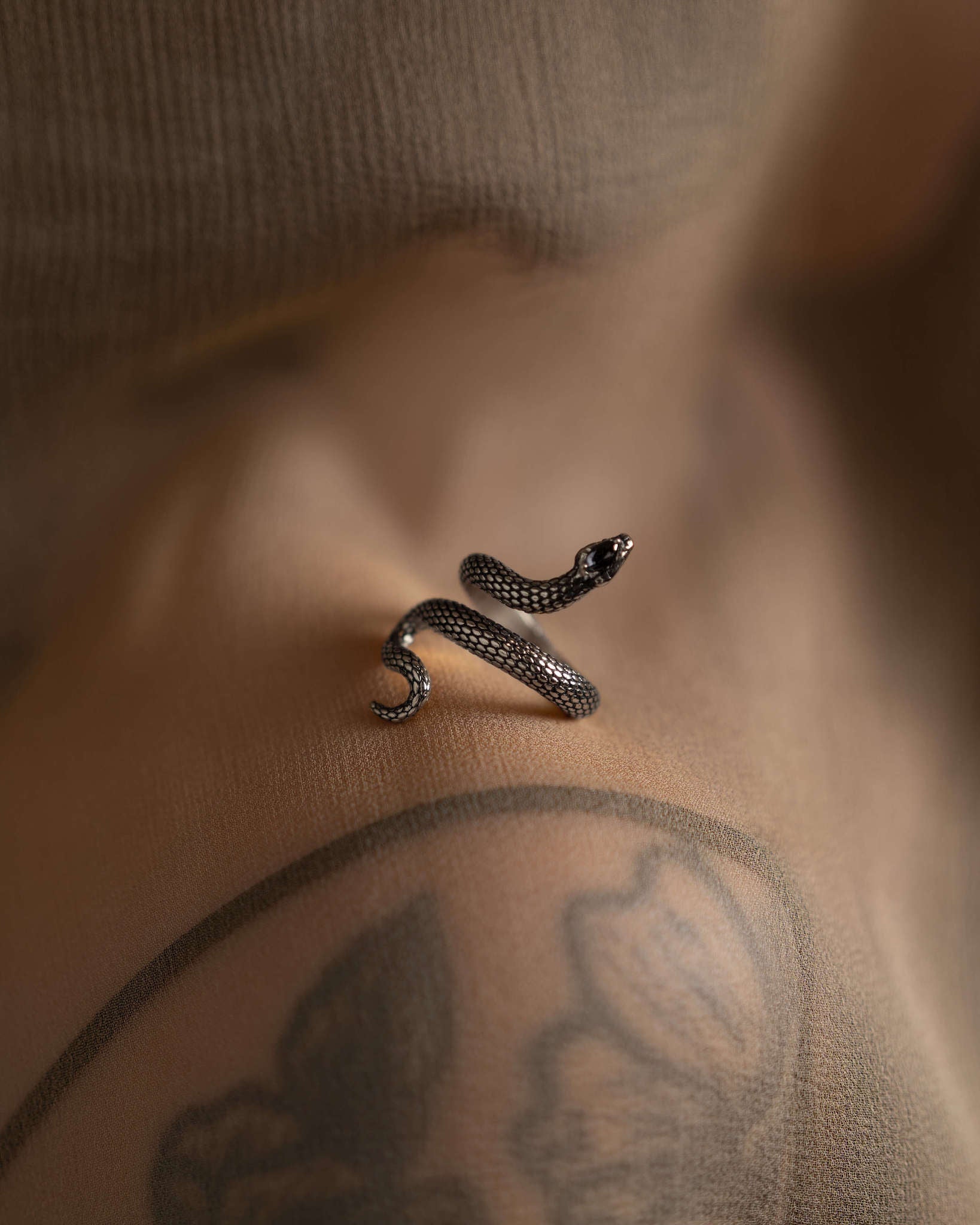 Demonia Sorcerer Serpent Ring 🖤