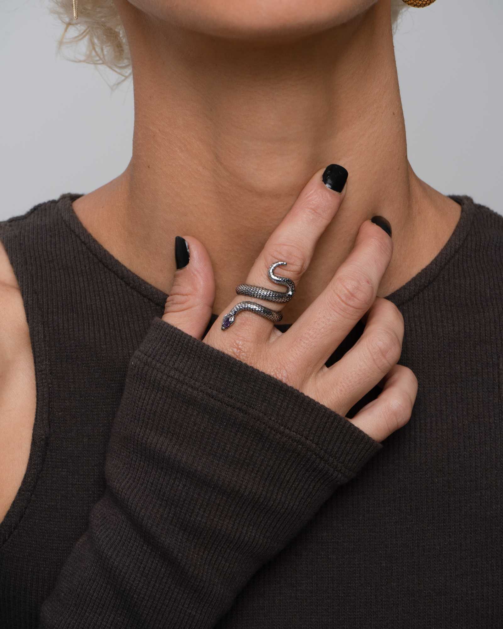 Demonia Sorcerer Serpent Ring 🖤