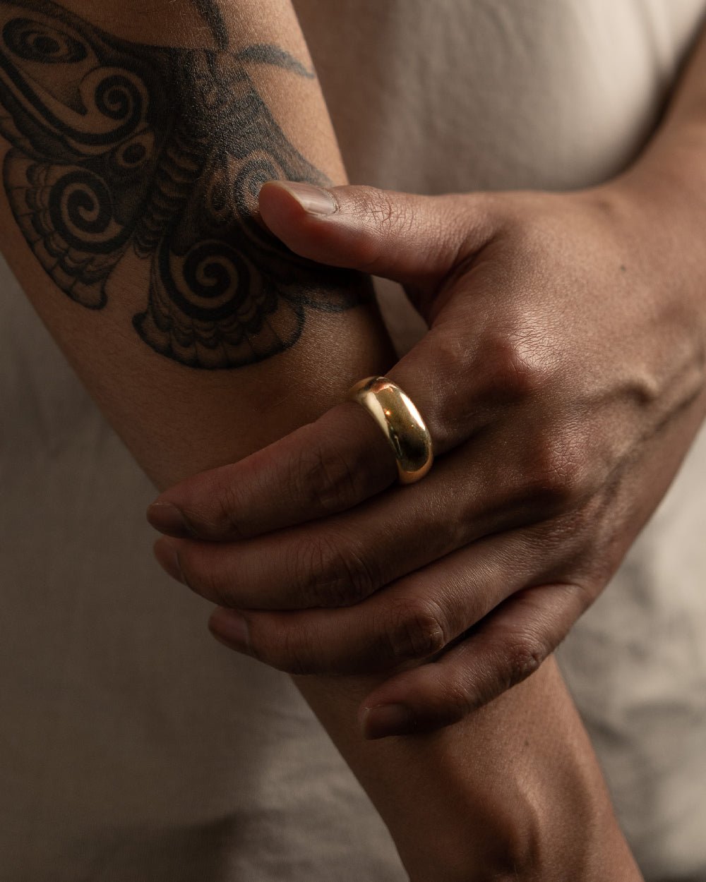 Demonia Syd Classic Stacker Ring (Bold) 🖤