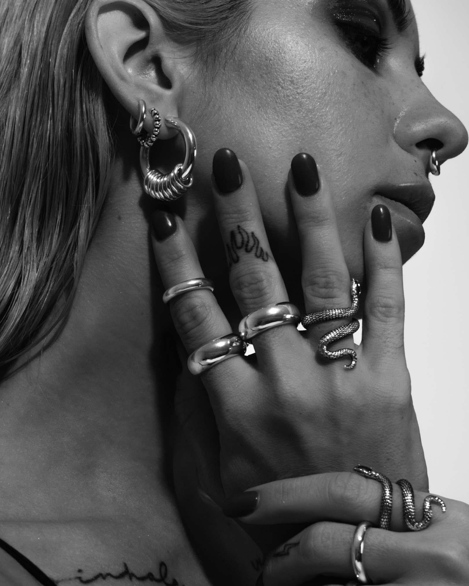 Demonia Syd Classic Stacker Ring (Regular) 🖤