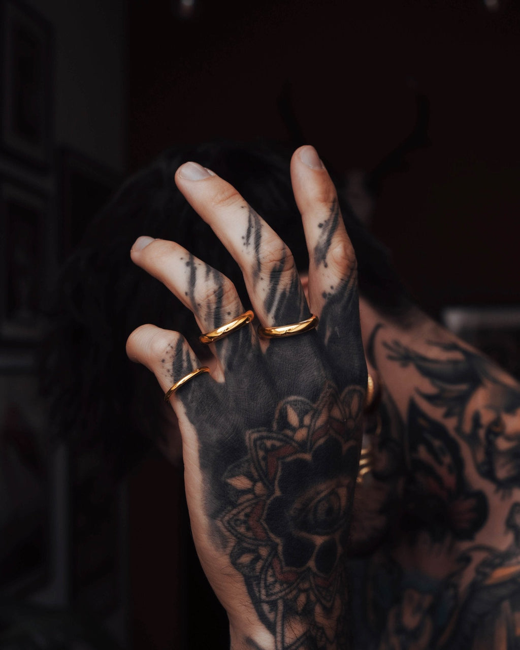 Demonia Syd Classic Stacker Ring (Regular) 🖤