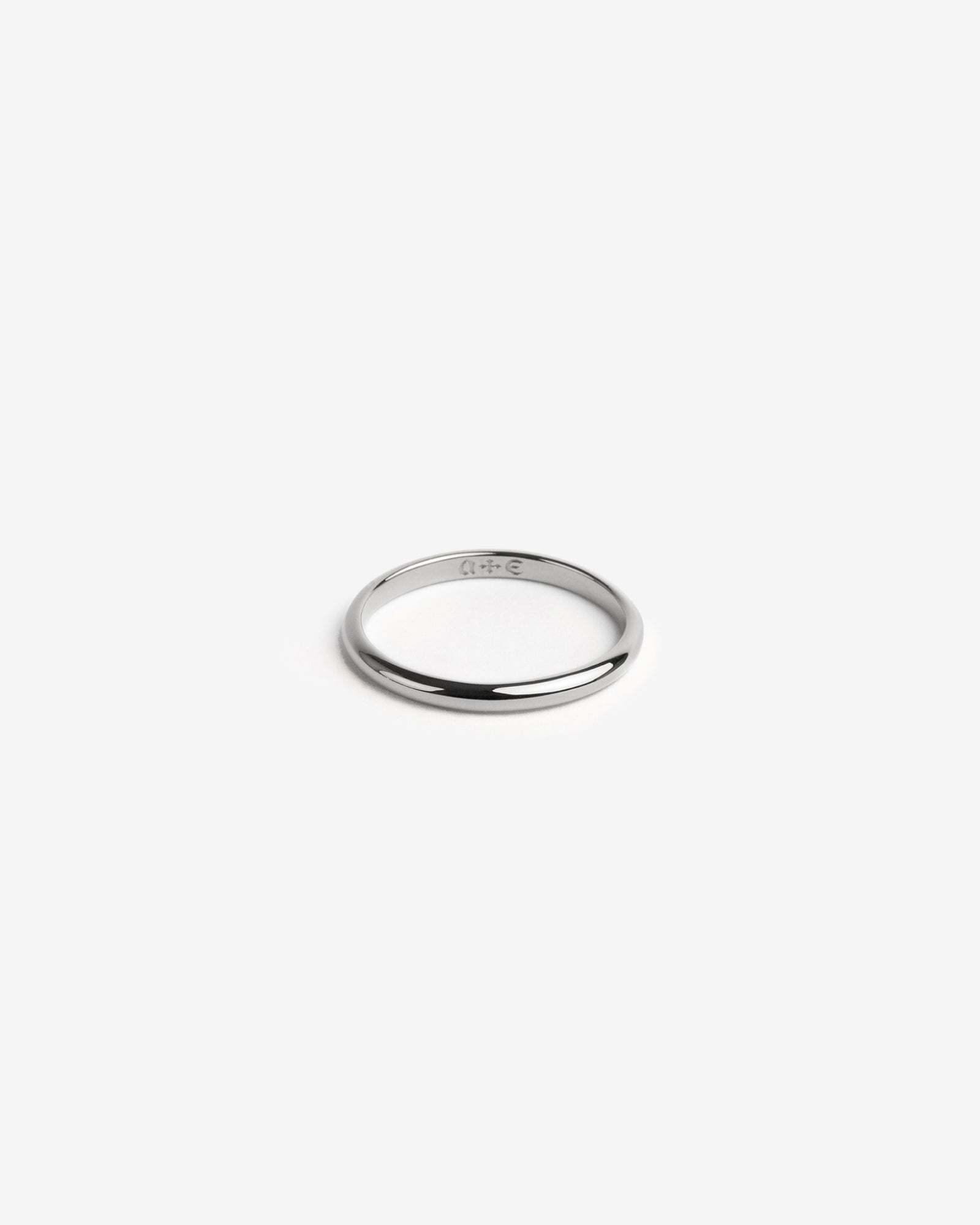 Demonia Syd Classic Stacker Ring (Slim) 🖤